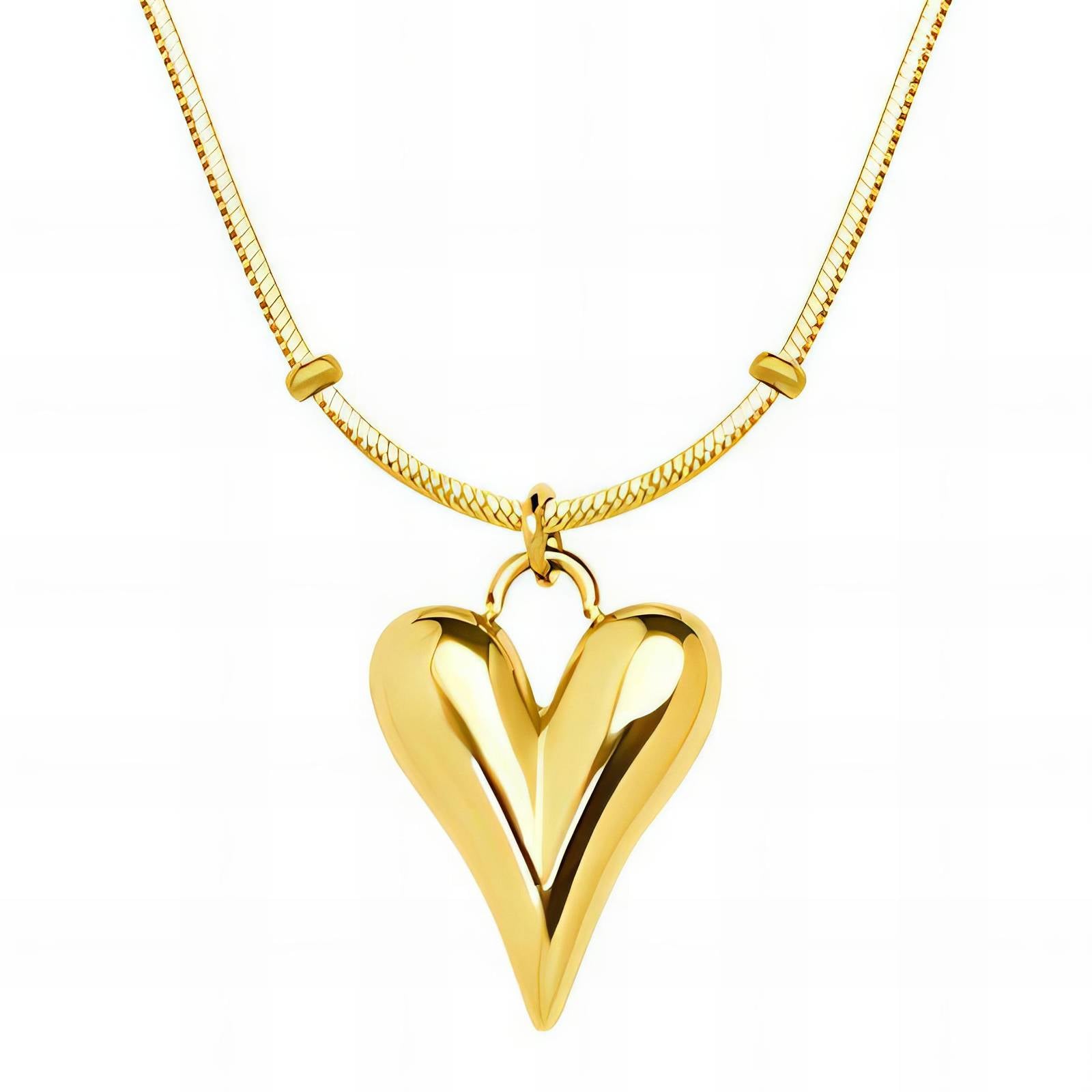 Golden Heart Necklace