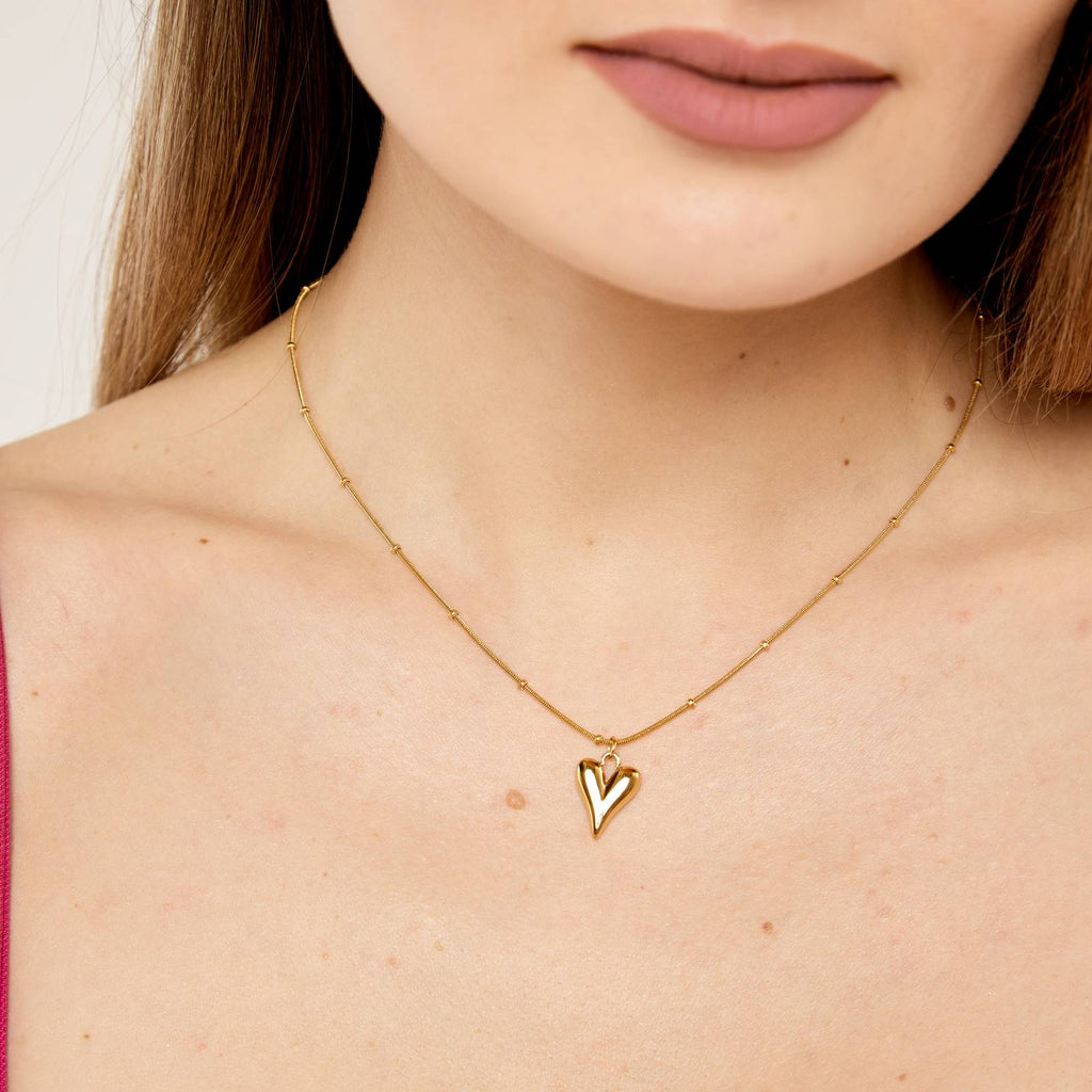 Golden Heart Necklace