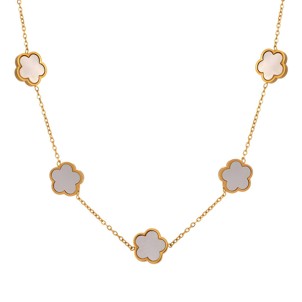 Marble Flower Necklace